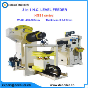 HGS1 Uncoiler decoiler Straightener Feeder Machine 3 IN 1
